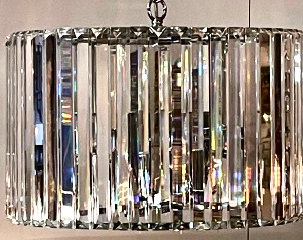 Design Hanglamp heldere kristallen Ø60