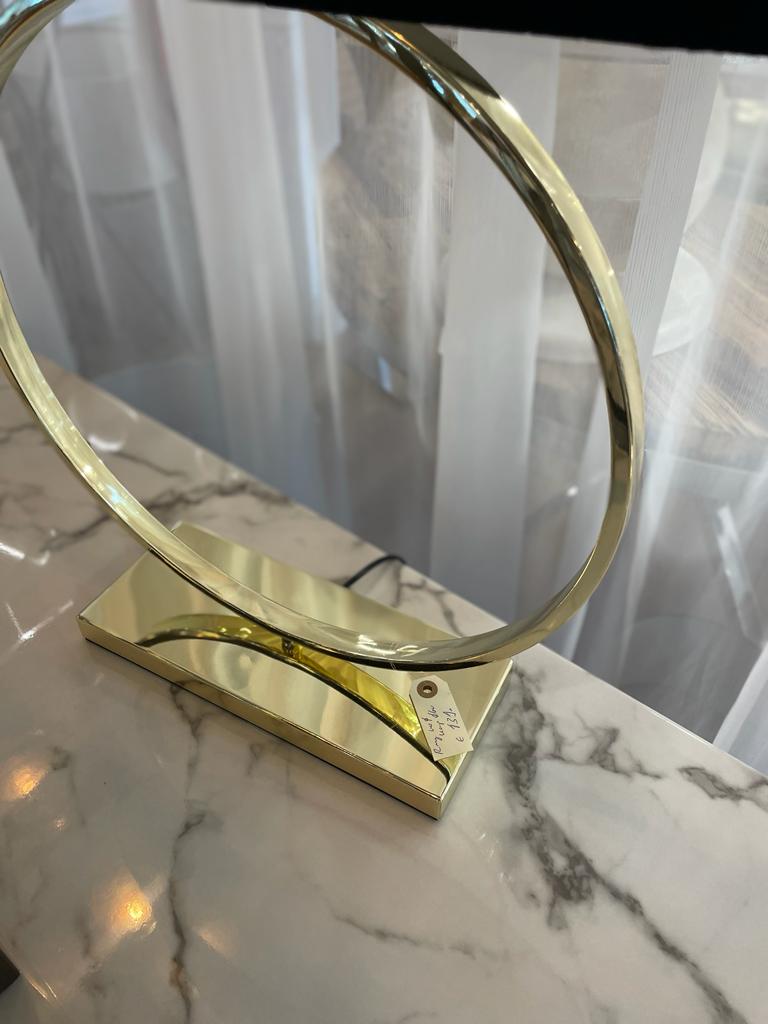 Tafellamp goud klein