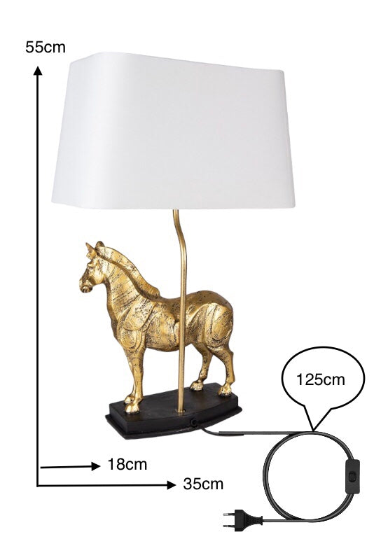Tafellamp paard