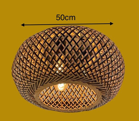 Bamboe plafondlamp