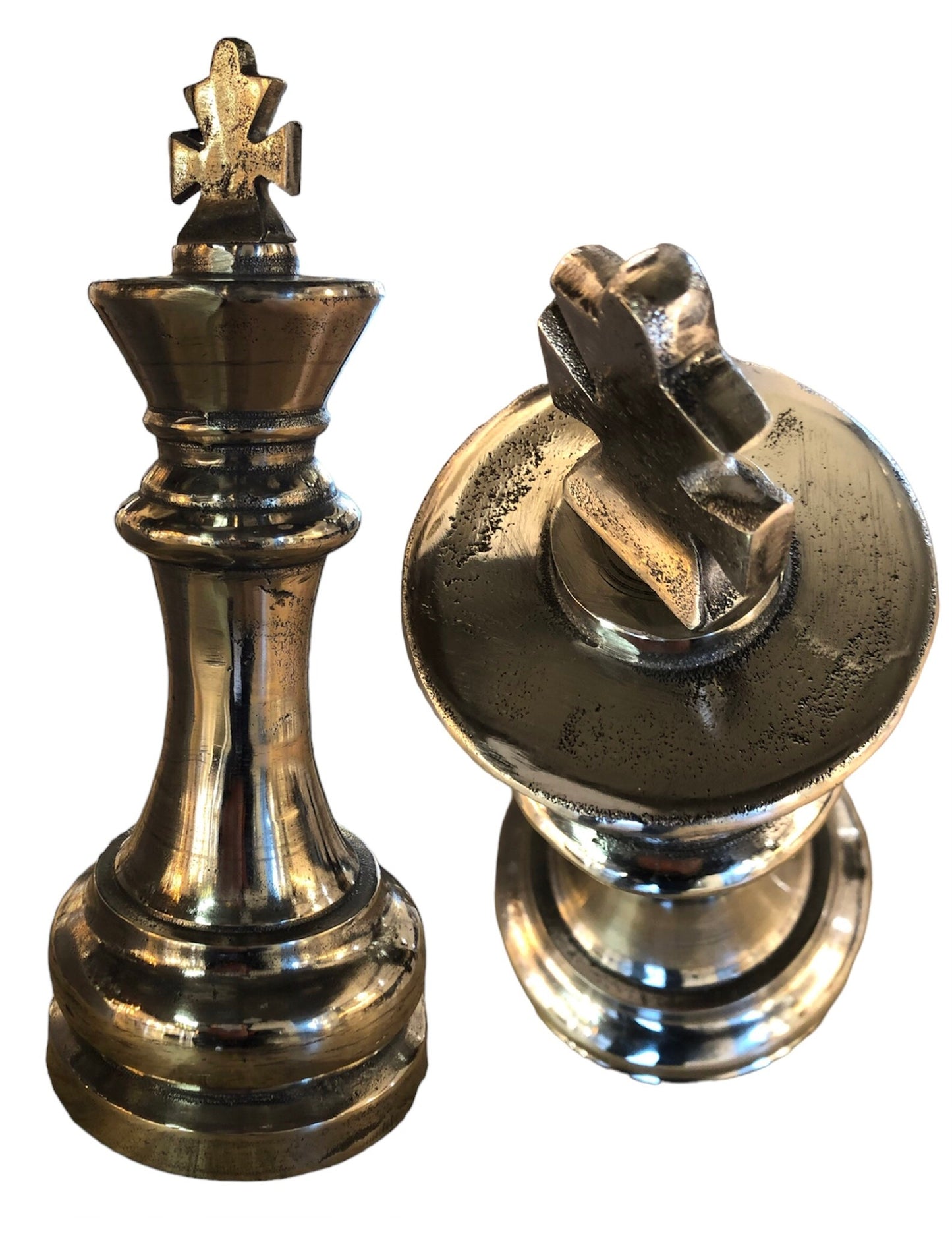 Schaak stukken groot zilver