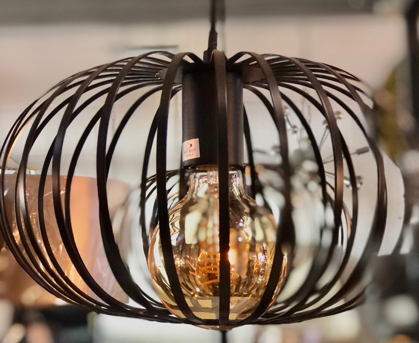 Hanglamp 3 lampen spiraal