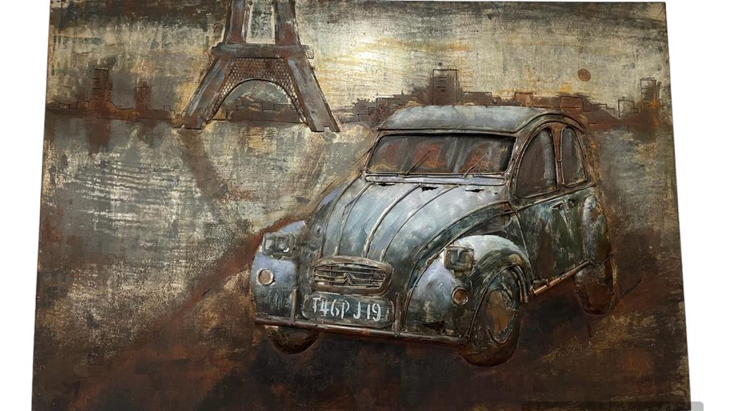 Decoratief wandschilderij