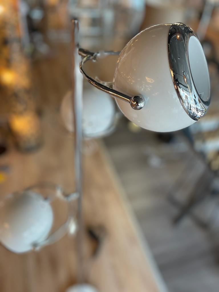 Klassieke vloerlamp wit