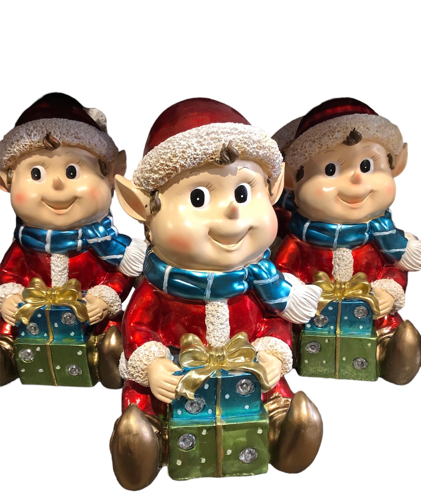Kerstfiguur Elfje zittend