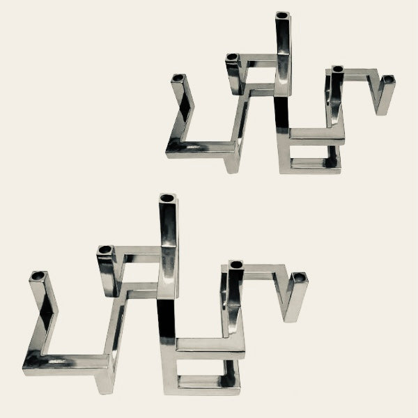 Design Kandelaar zilver