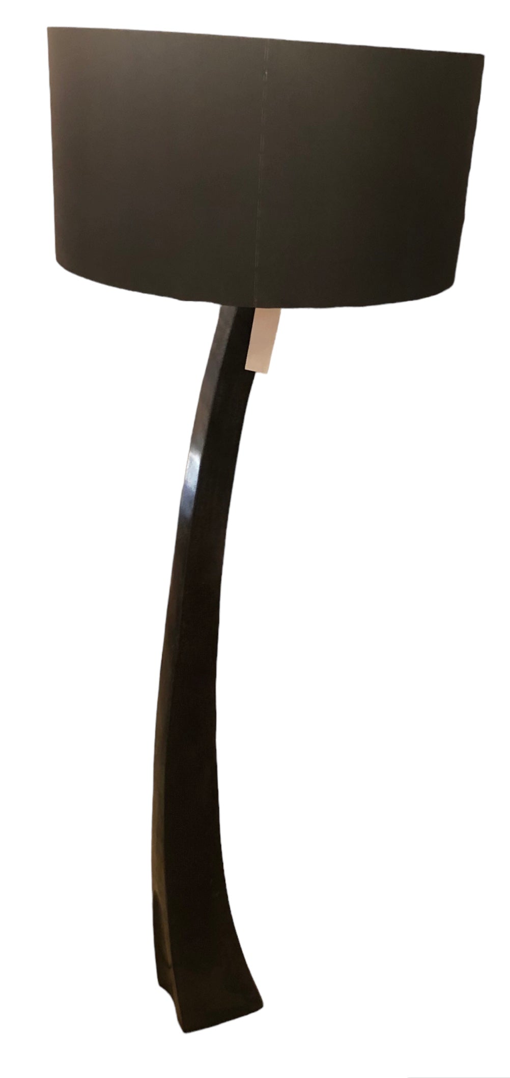 Vloerlamp zwart met zwart kap