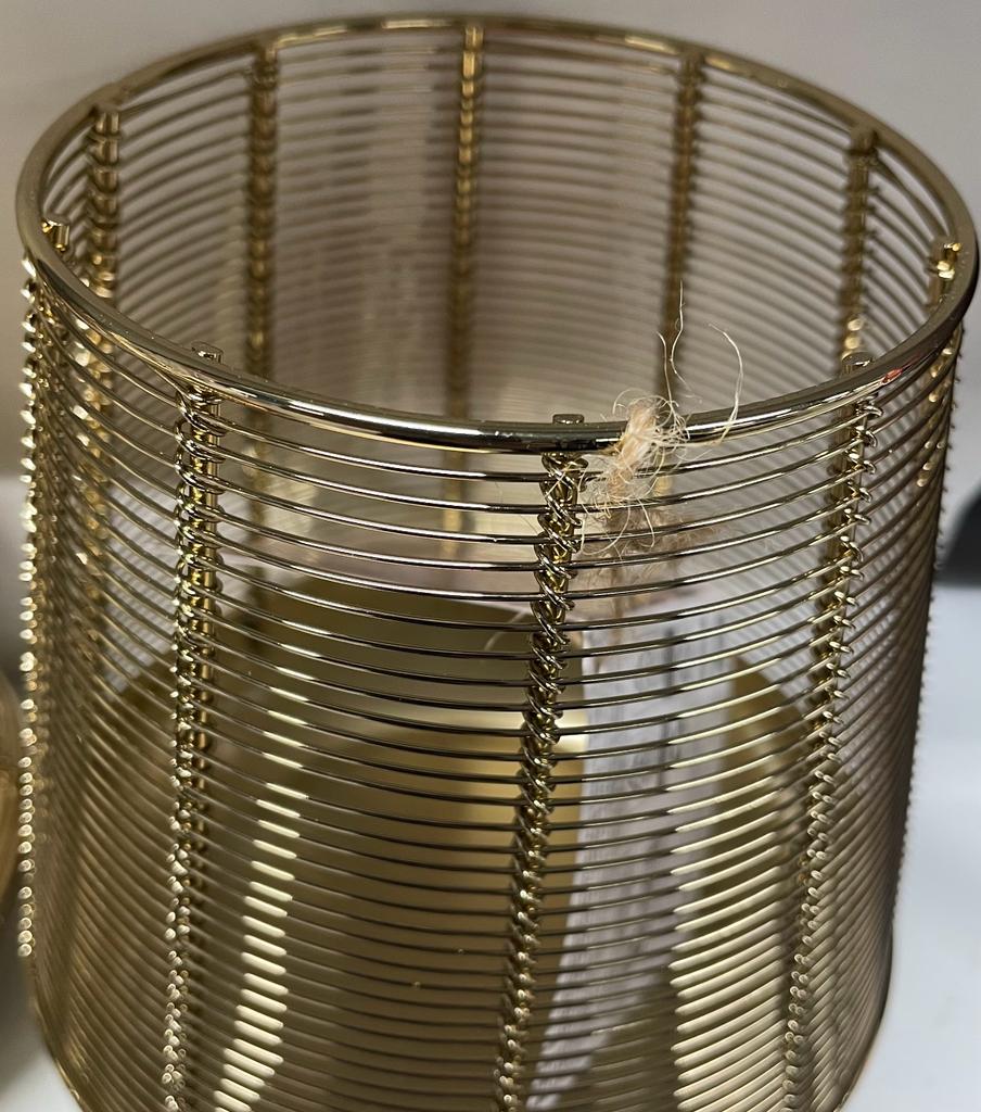 Kaars houder goud