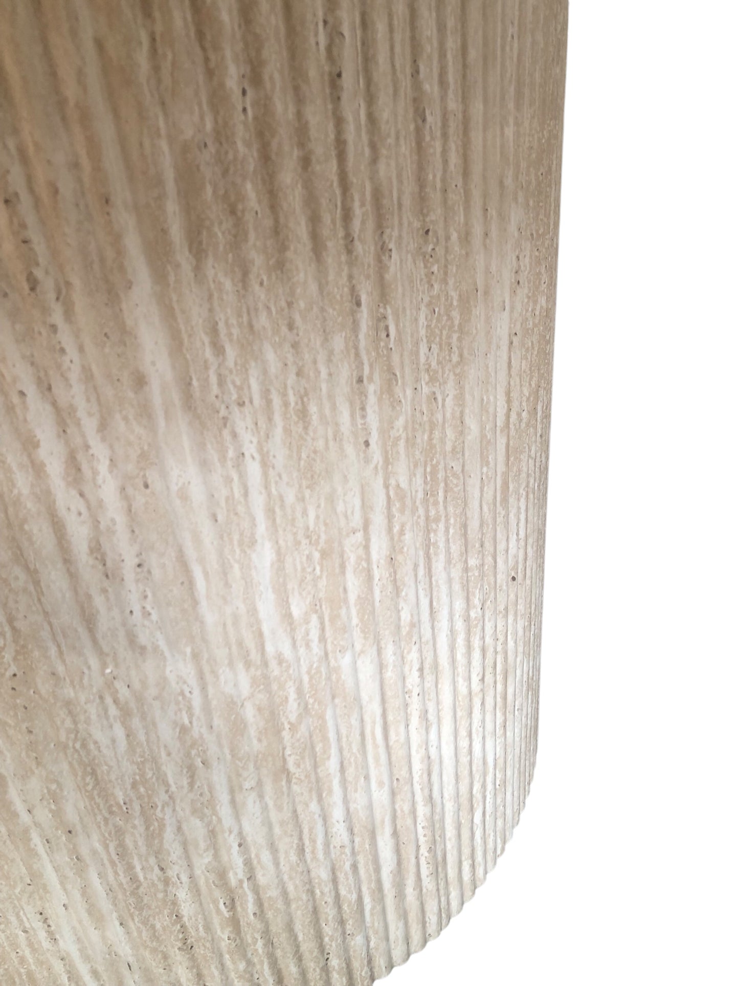 Travertine oval tafel 180cm