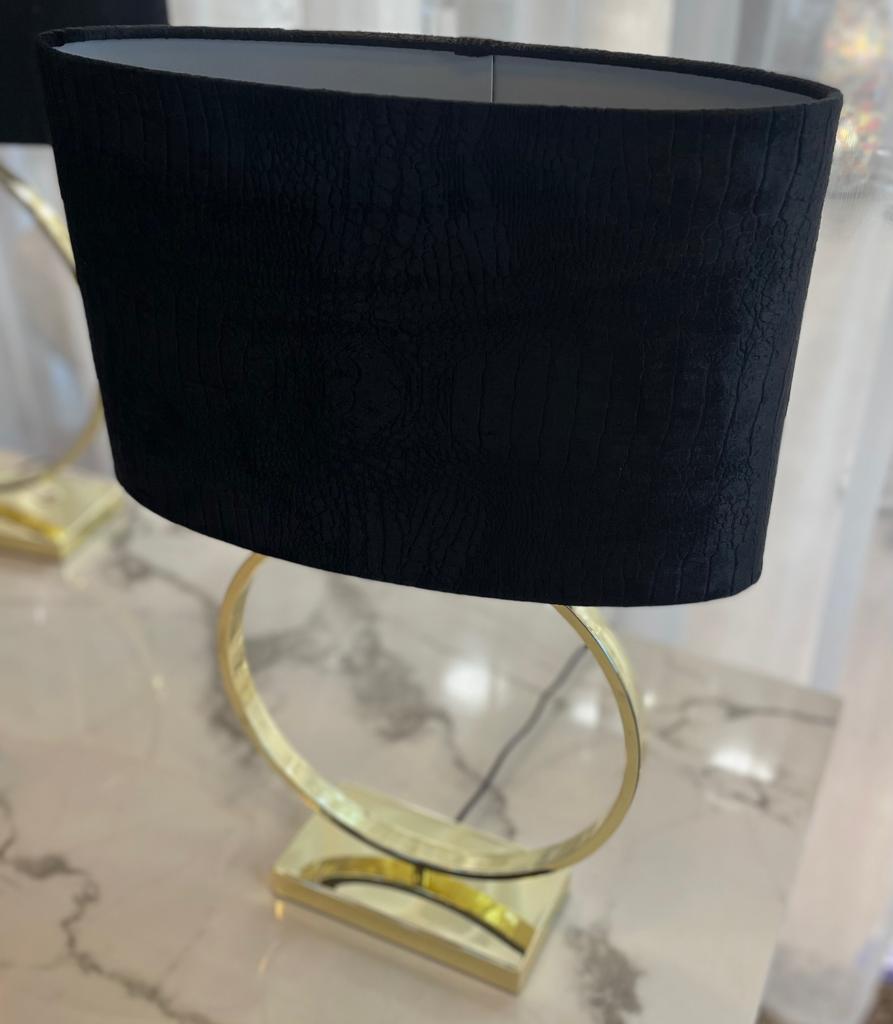 Tafellamp goud klein