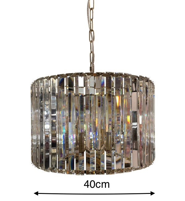 Design Hanglamp heldere kristallen Ø40