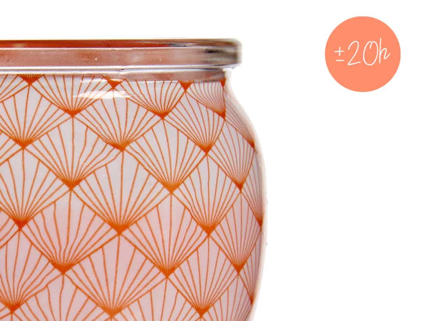 geurkaars meloen glazen pot