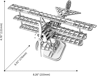 Vliegtuig 3D puzzel