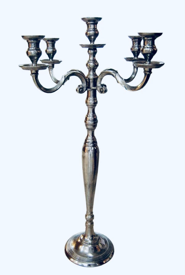 XXL Kandelaar ruw nikkel 160cm