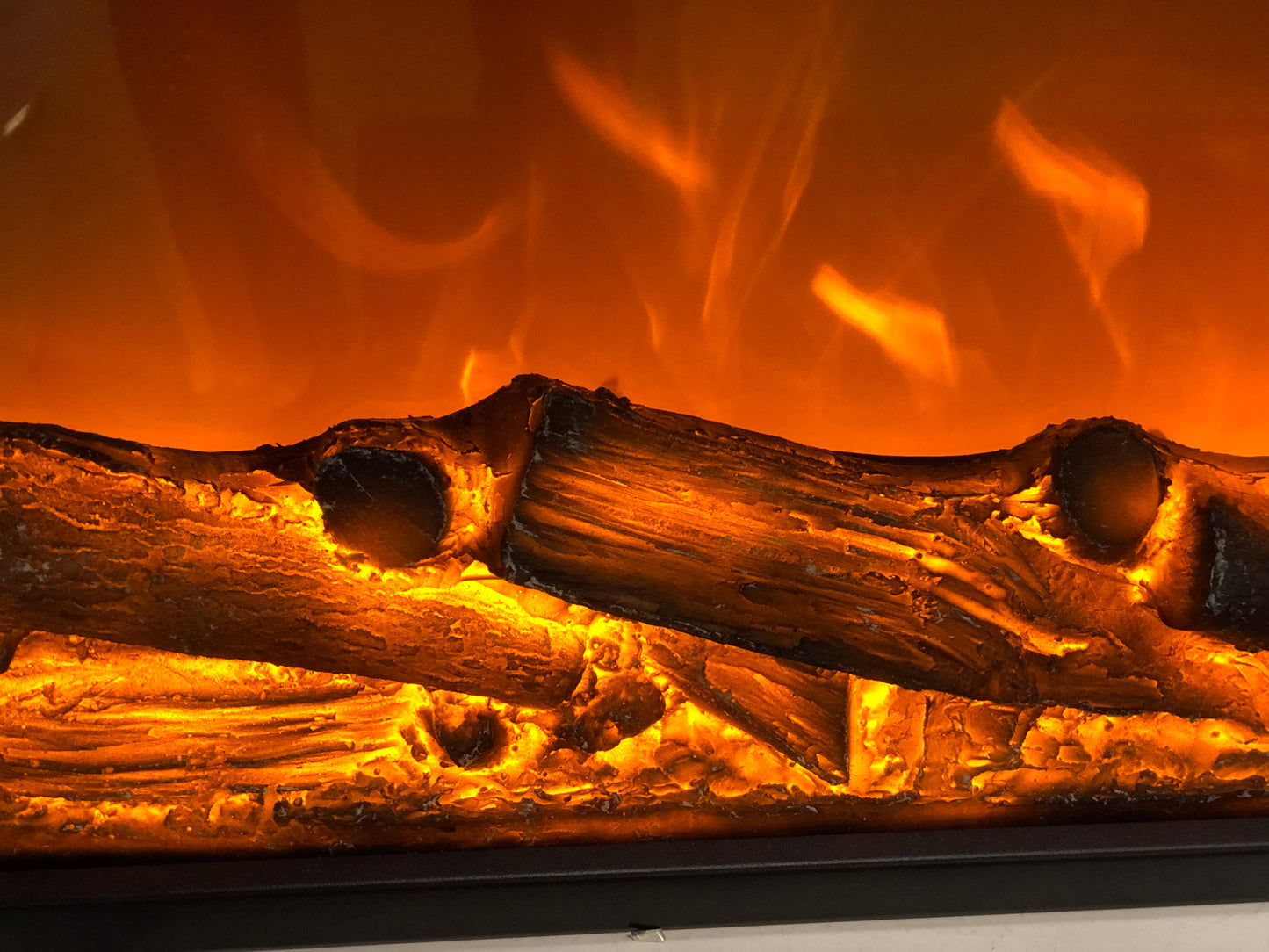 Sfeerhaard als tv-dressoir wit