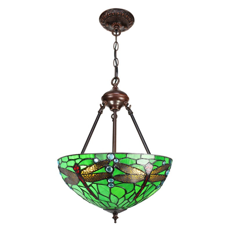 Hanglamp Tiffany libellen groen