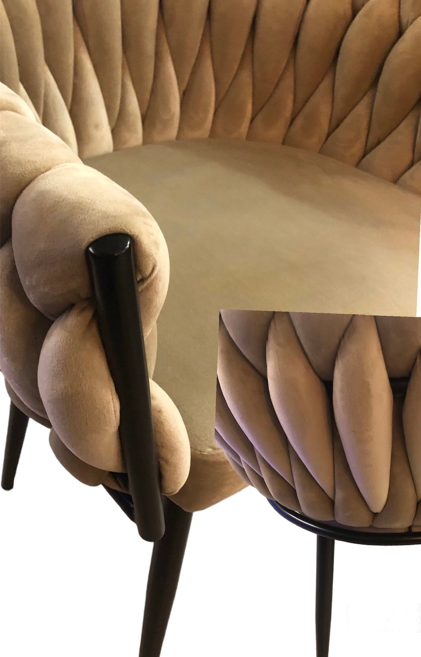 Design stoel crème