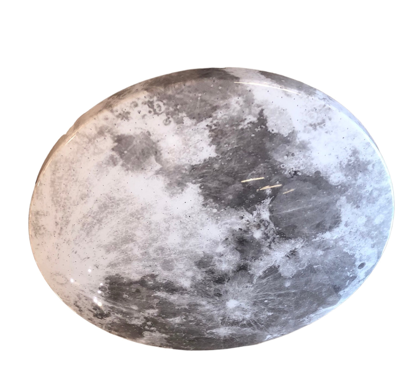Plafondlamp maan wit