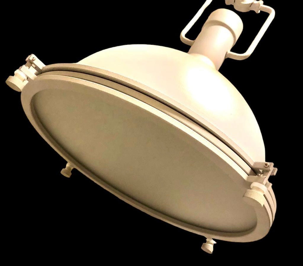 Industriële hanglamp crème