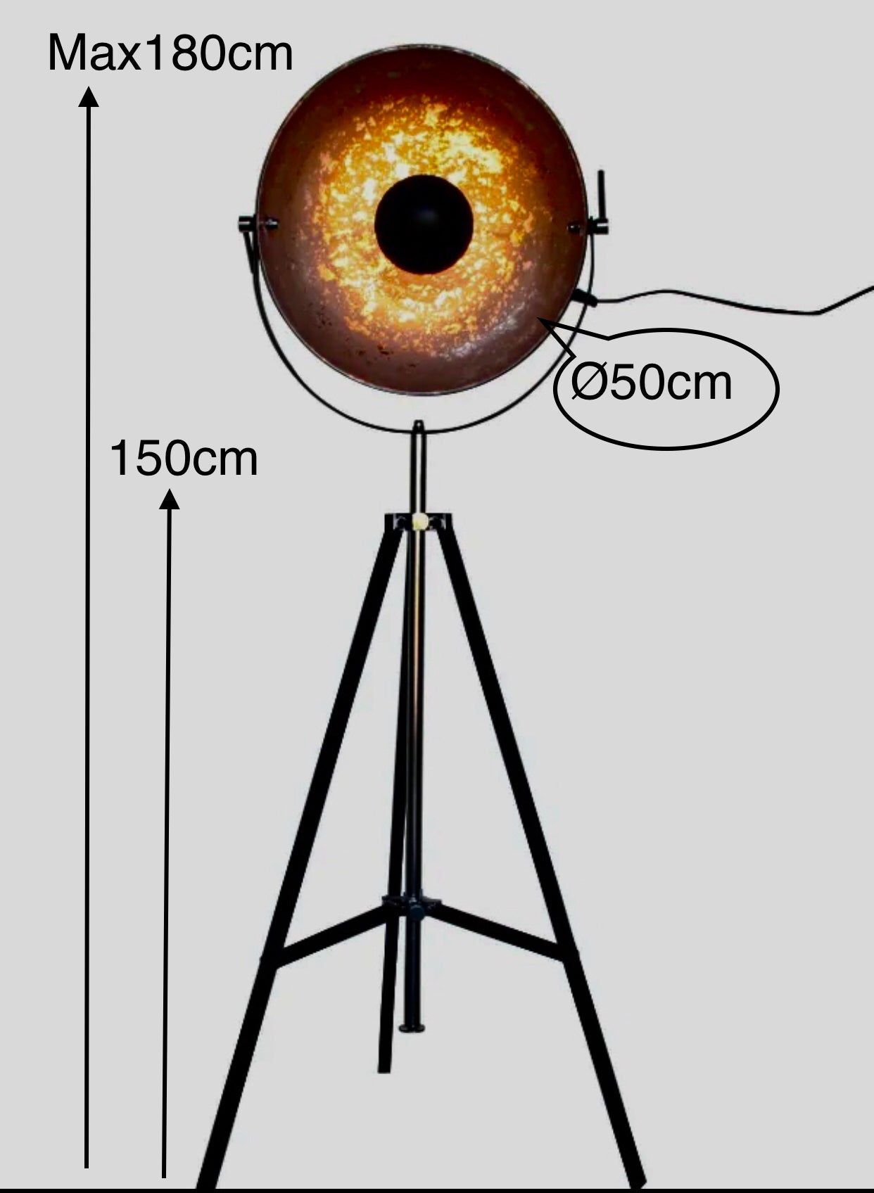 Vloerlamp Batman zilver