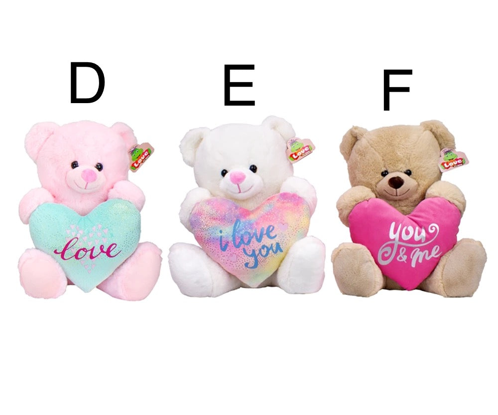 Pluche Beer Love 6 assorti 25cm "C"