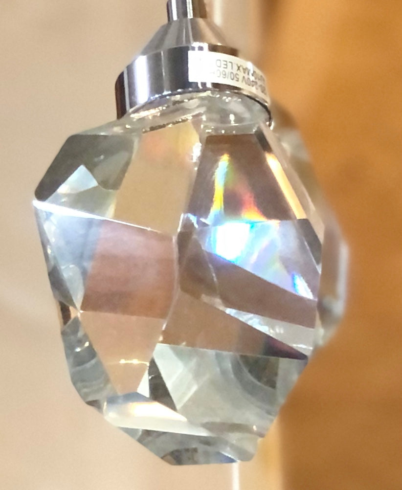 Grote kristallen plafondlamp