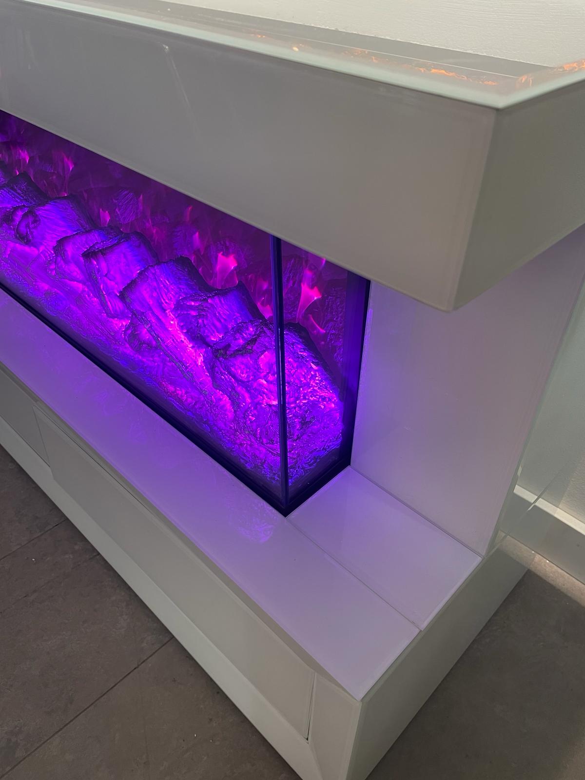 Sfeerhaard wit elektrische