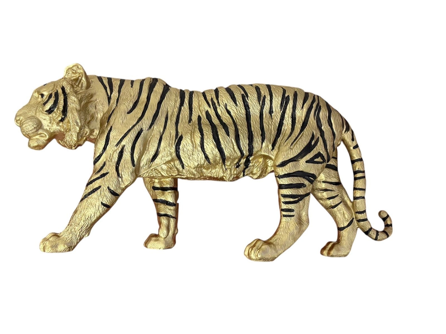 Tijgerhars goud l66, verguld beeld