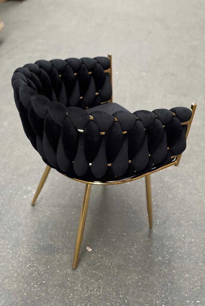 Design stoel zwart