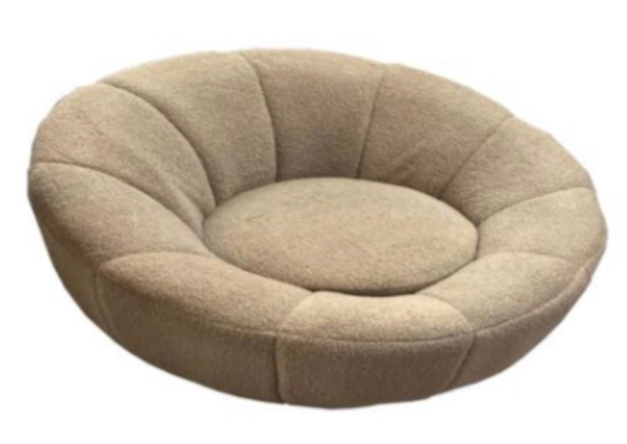 Fauteuil teddy taupe
