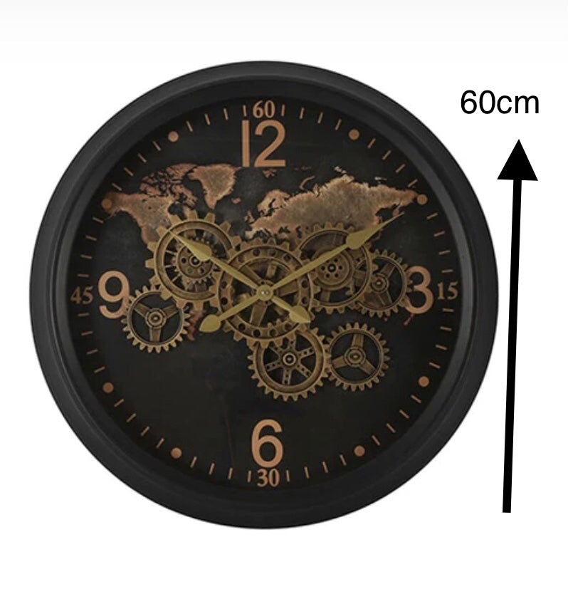 Wereld wandklok