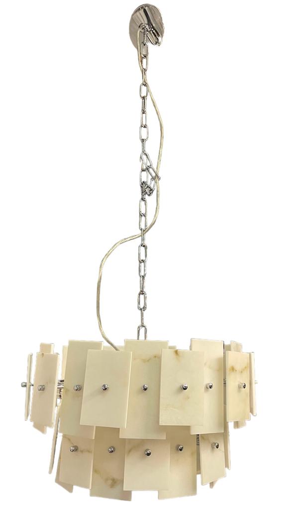 Plafondlamp marmer look