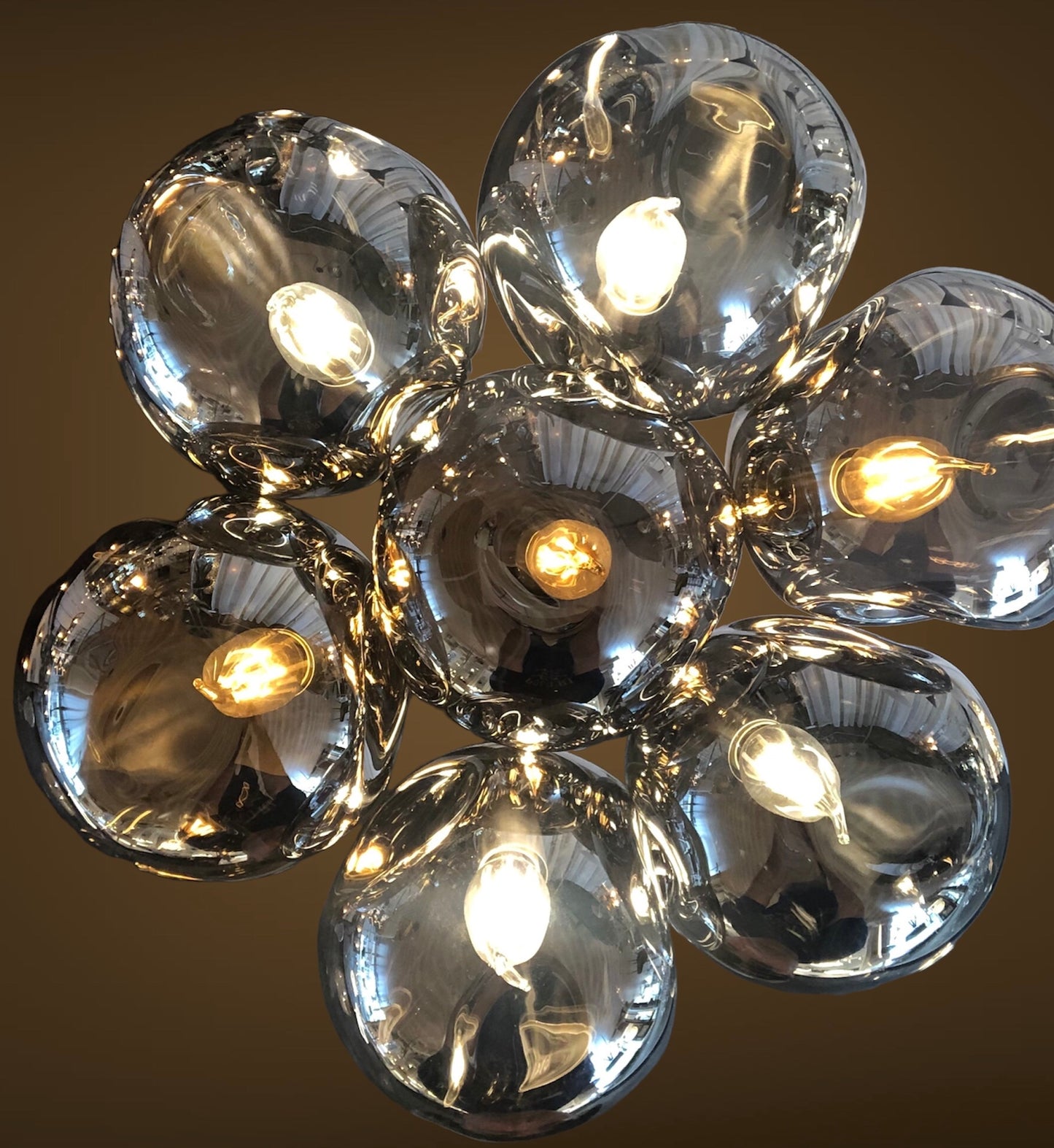Design 7 Smokey peer hanglamp zwart