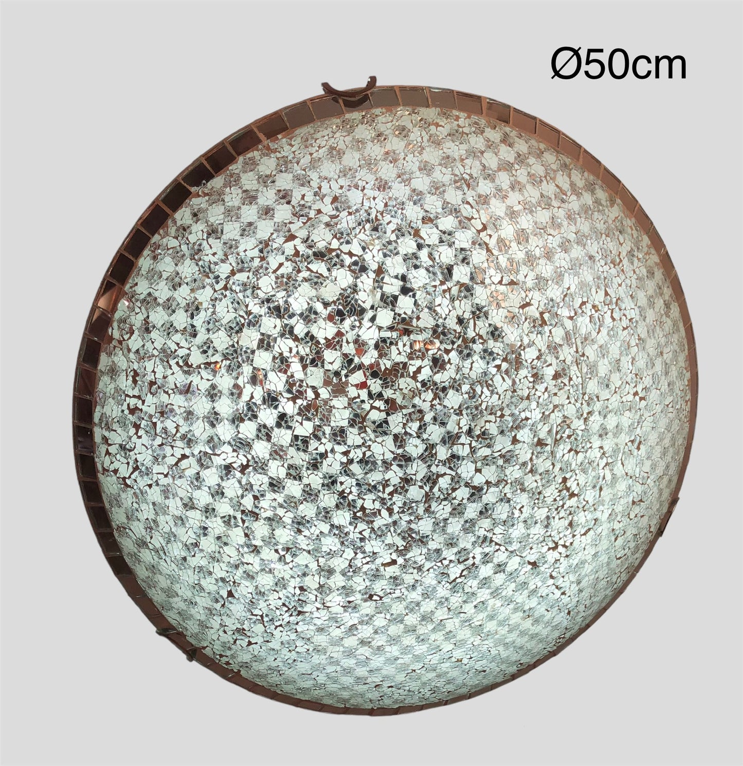 Plafondlamp mozaïek Ø50