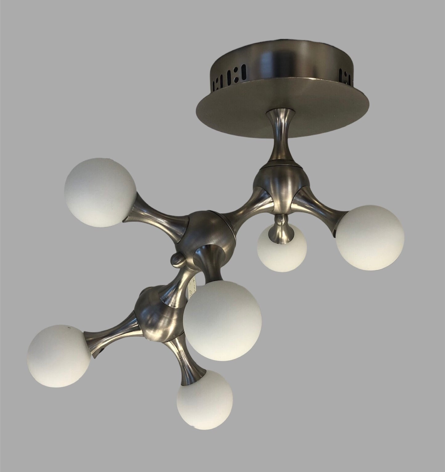 Rups plafondlamp wit