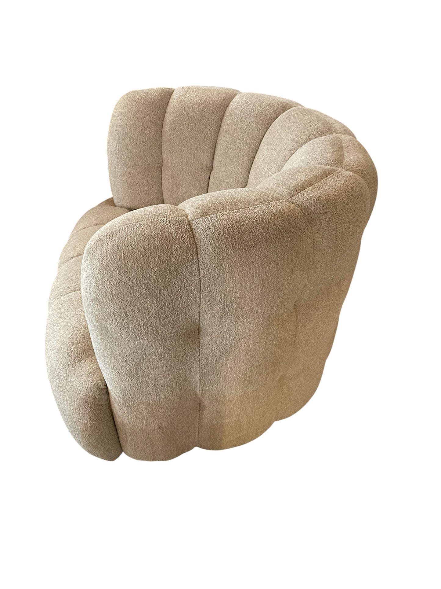 Arosa draaibaar fauteuil beige met grijs