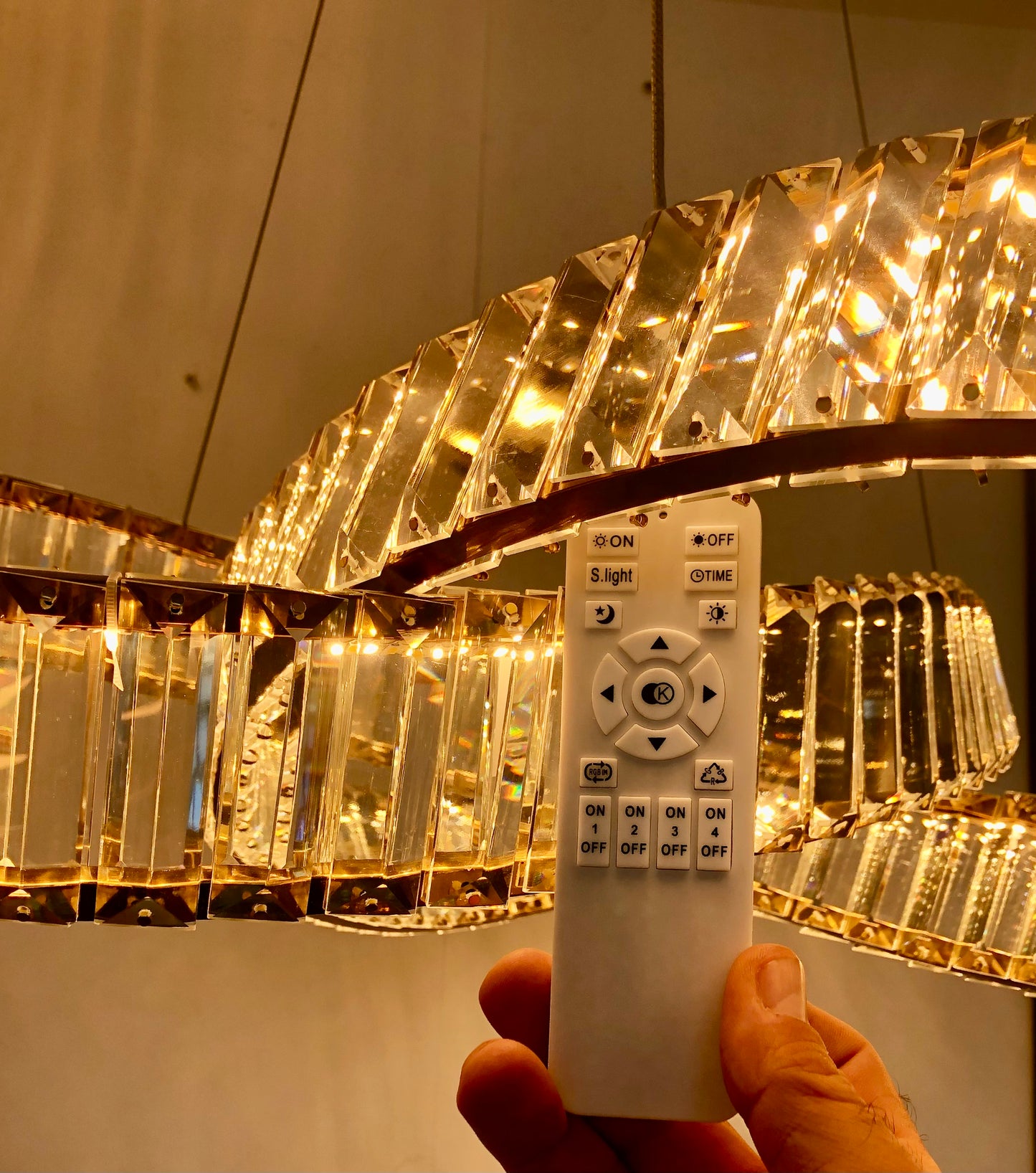 Kristallen Kroonluchter met Led verlichting