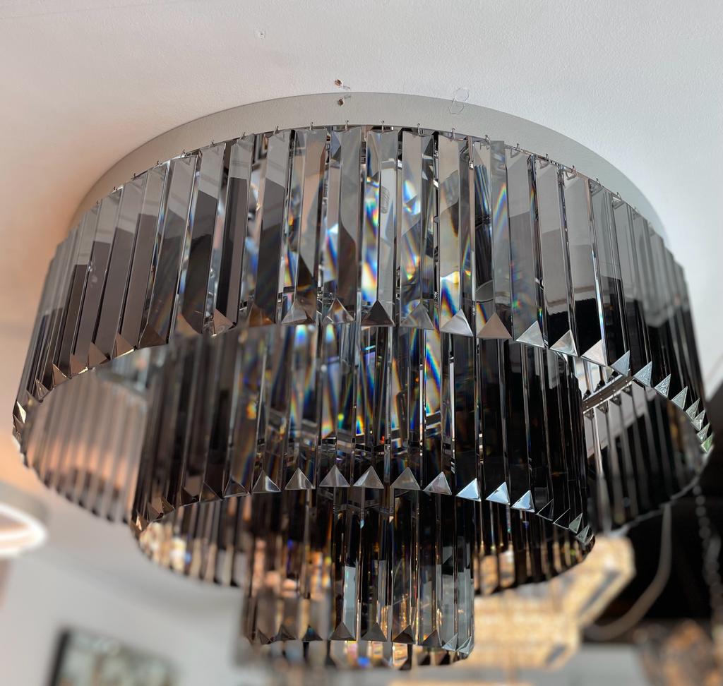 Kroonluchter smoke kristallen