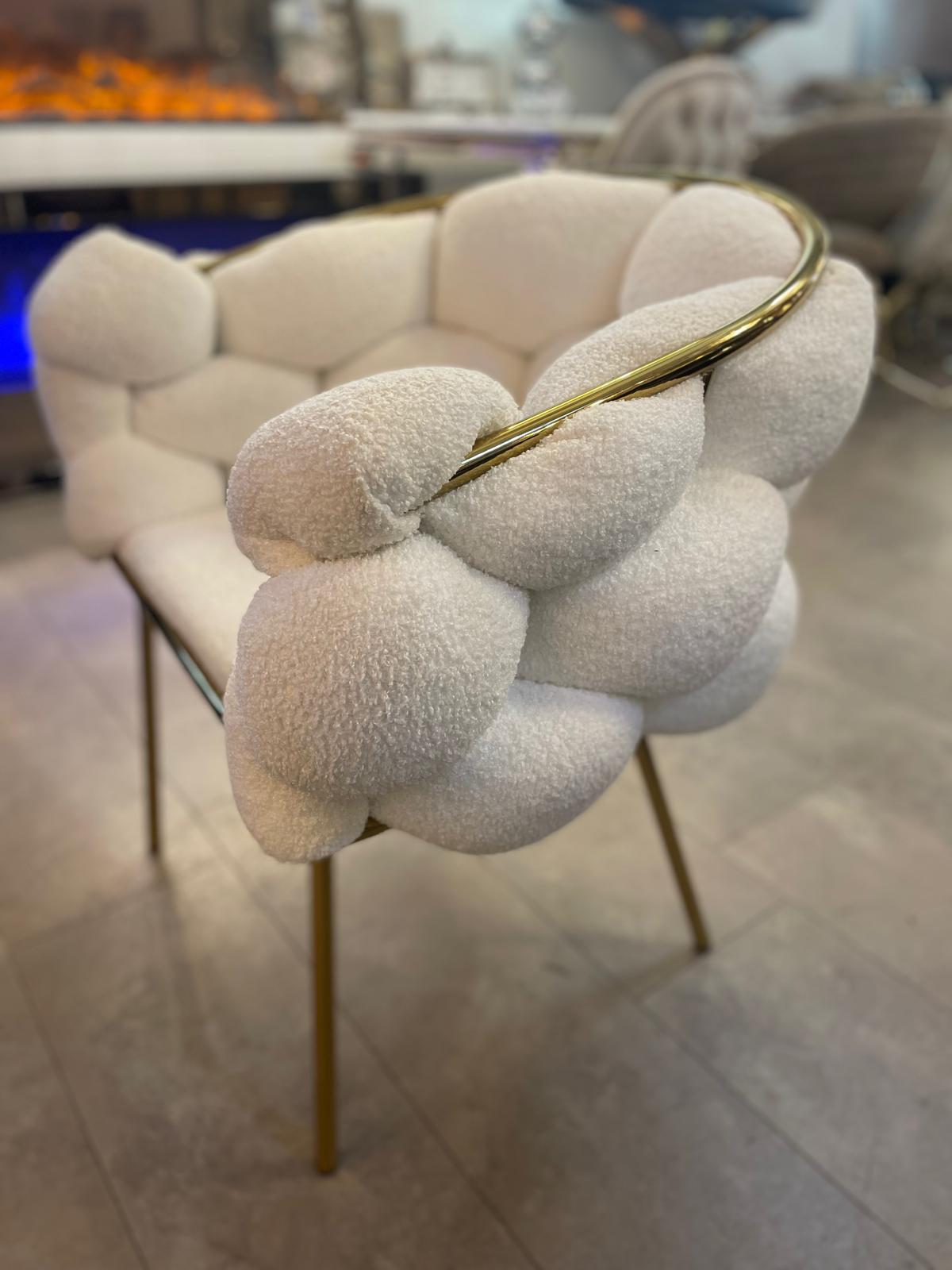 Design eetkamerstoel Bubbel wit