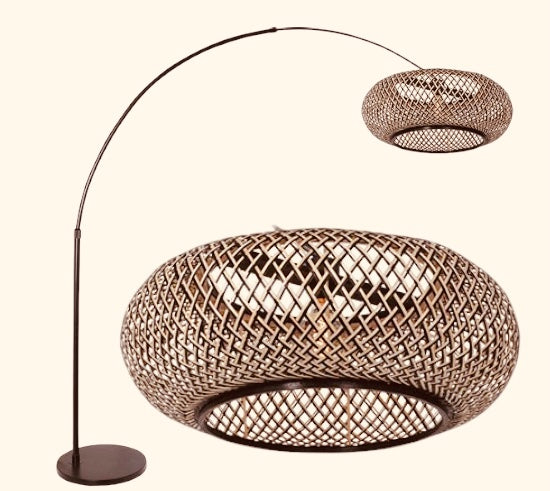 Vloerlamp bamboe Ø60cm