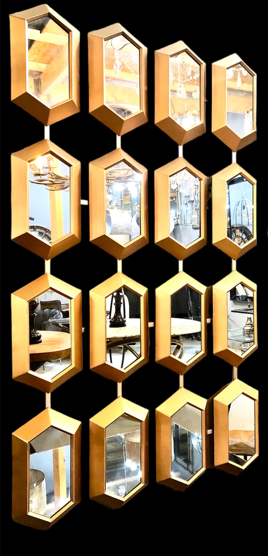 Design spiegel gold