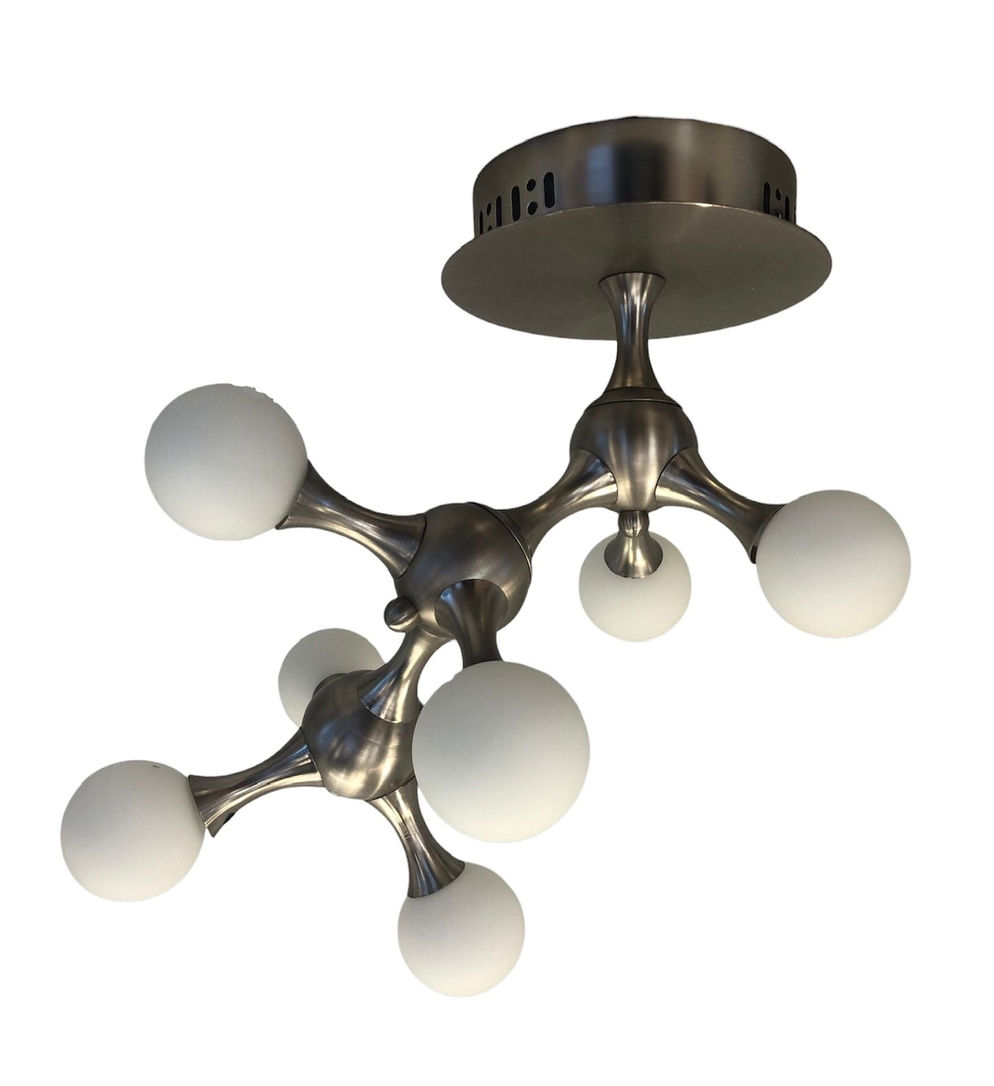Rups plafondlamp wit