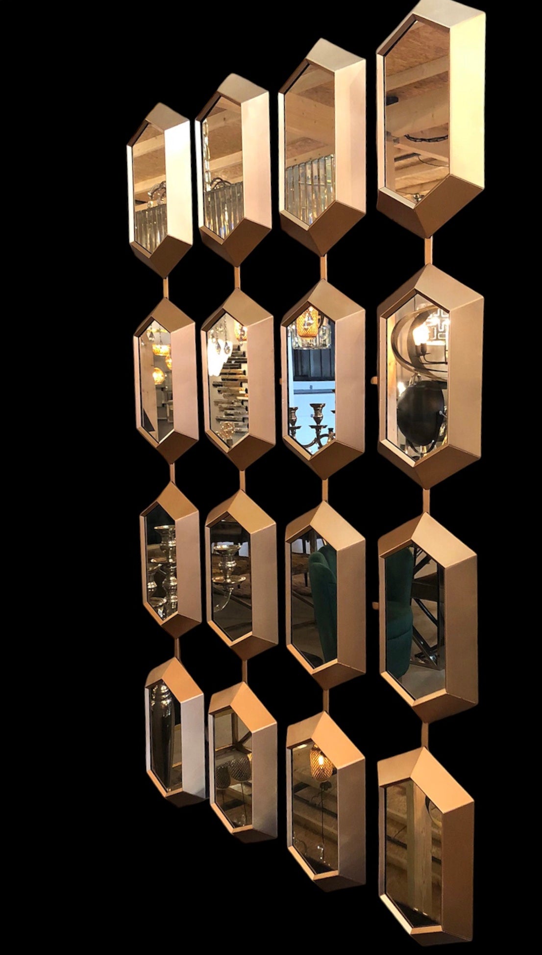 Design spiegel gold