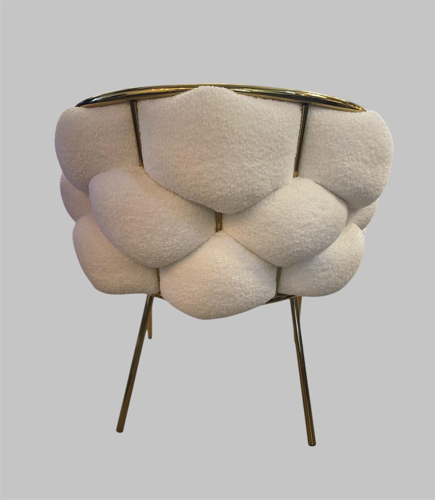 Design eetkamerstoel Bubbel wit