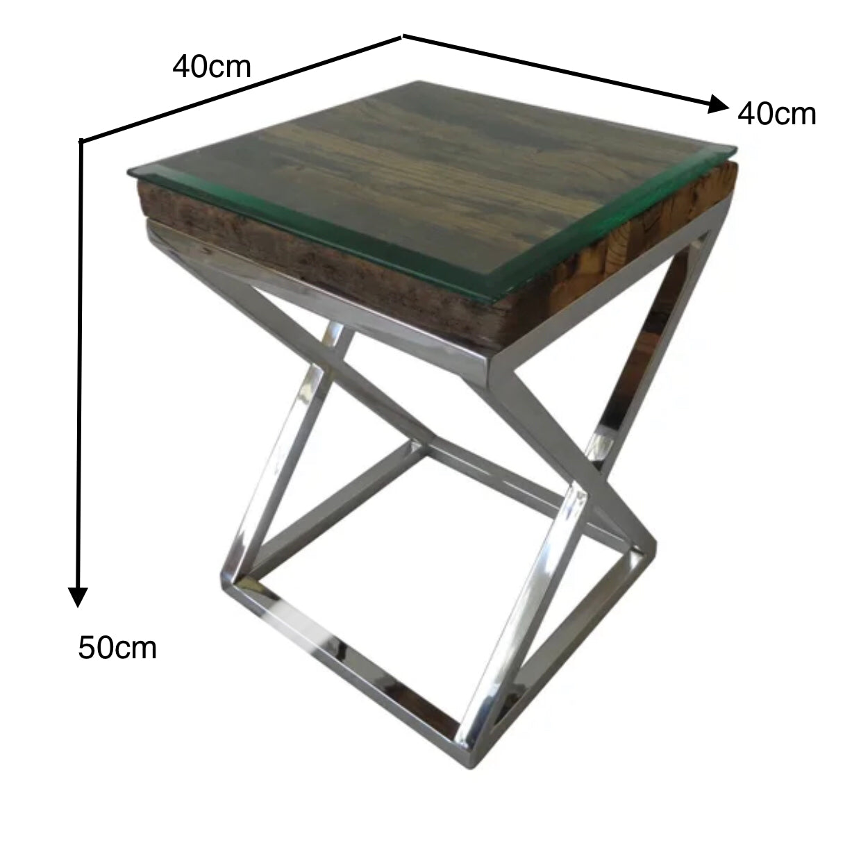 Bijzettafel wood