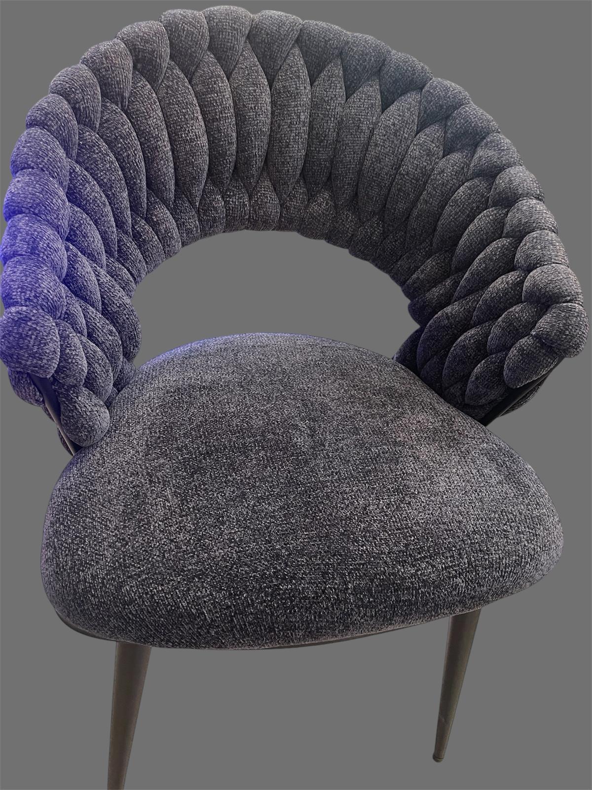 Design Wave stoel eetkamerstoelen antraciet