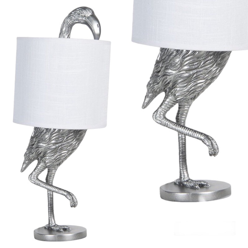Tafellamp flamingo met kap