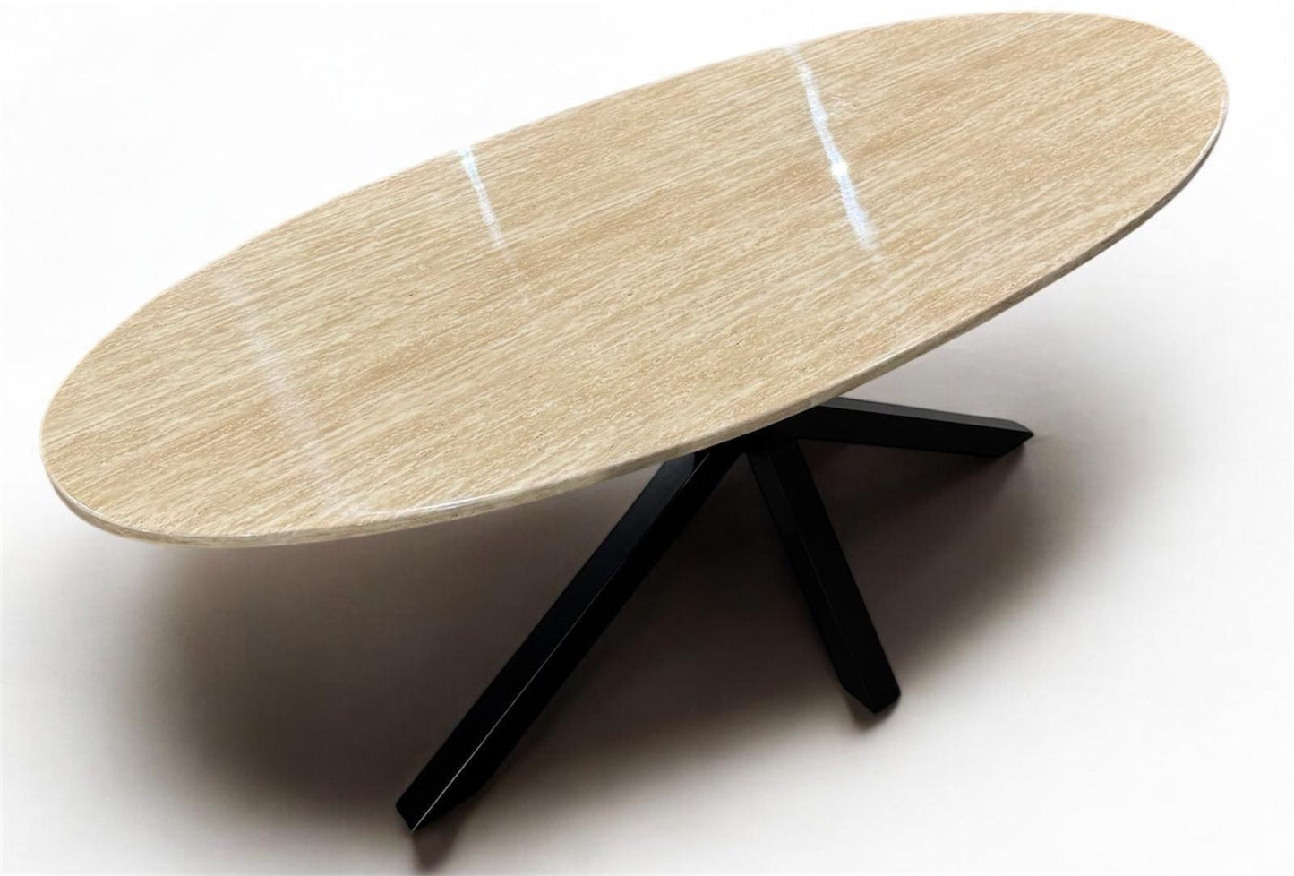 Travertine marmeren tafel 180cm