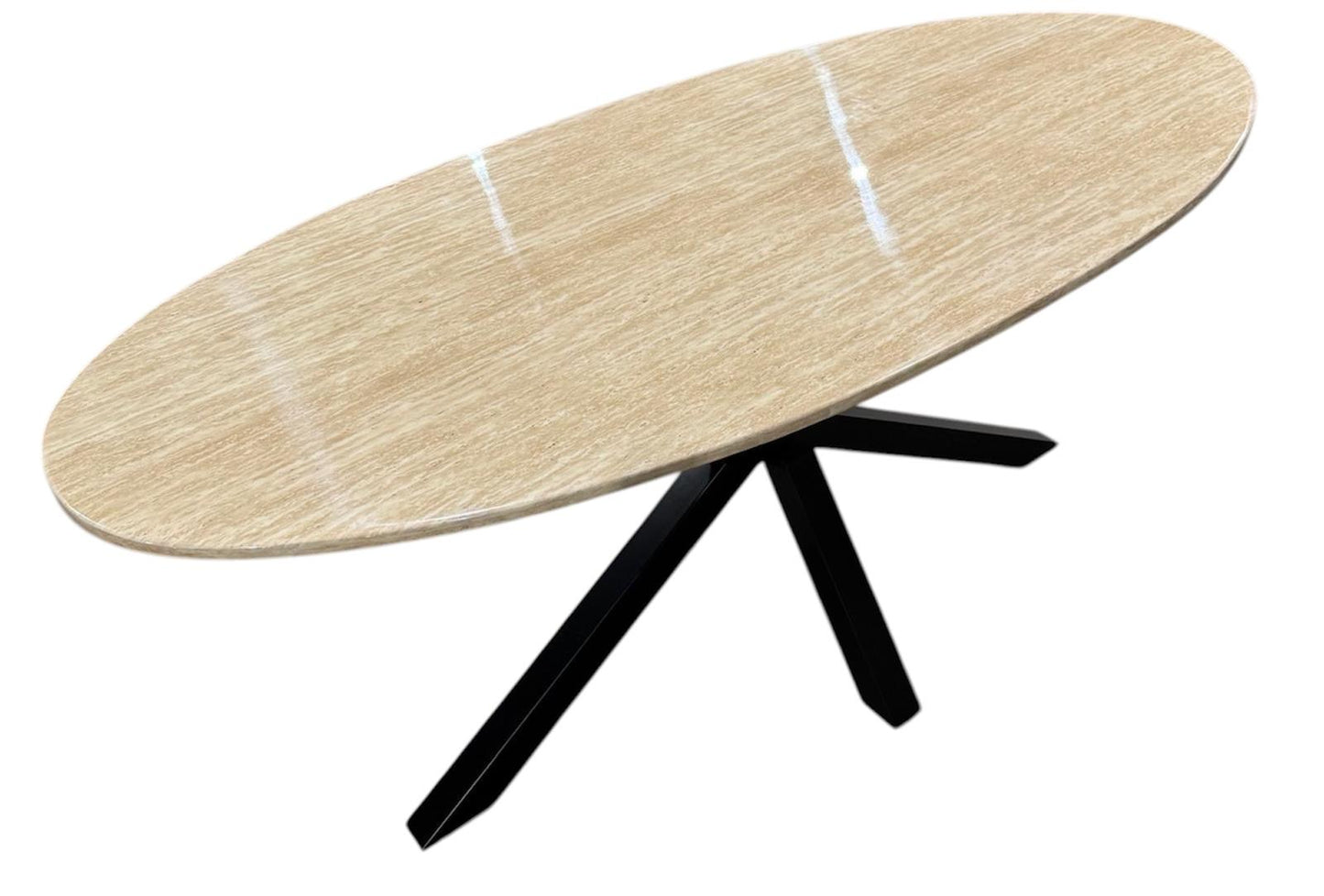 Travertine marmeren tafel 180cm