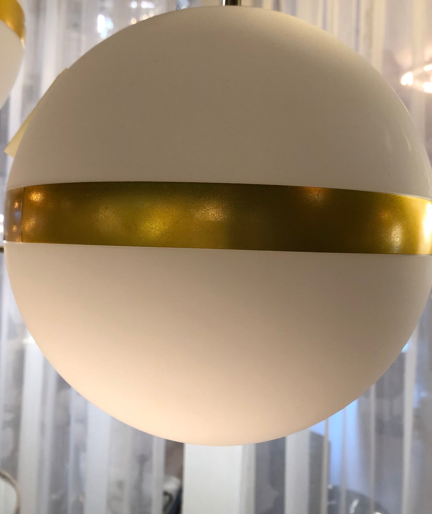 Design plafondlamp gouden ring